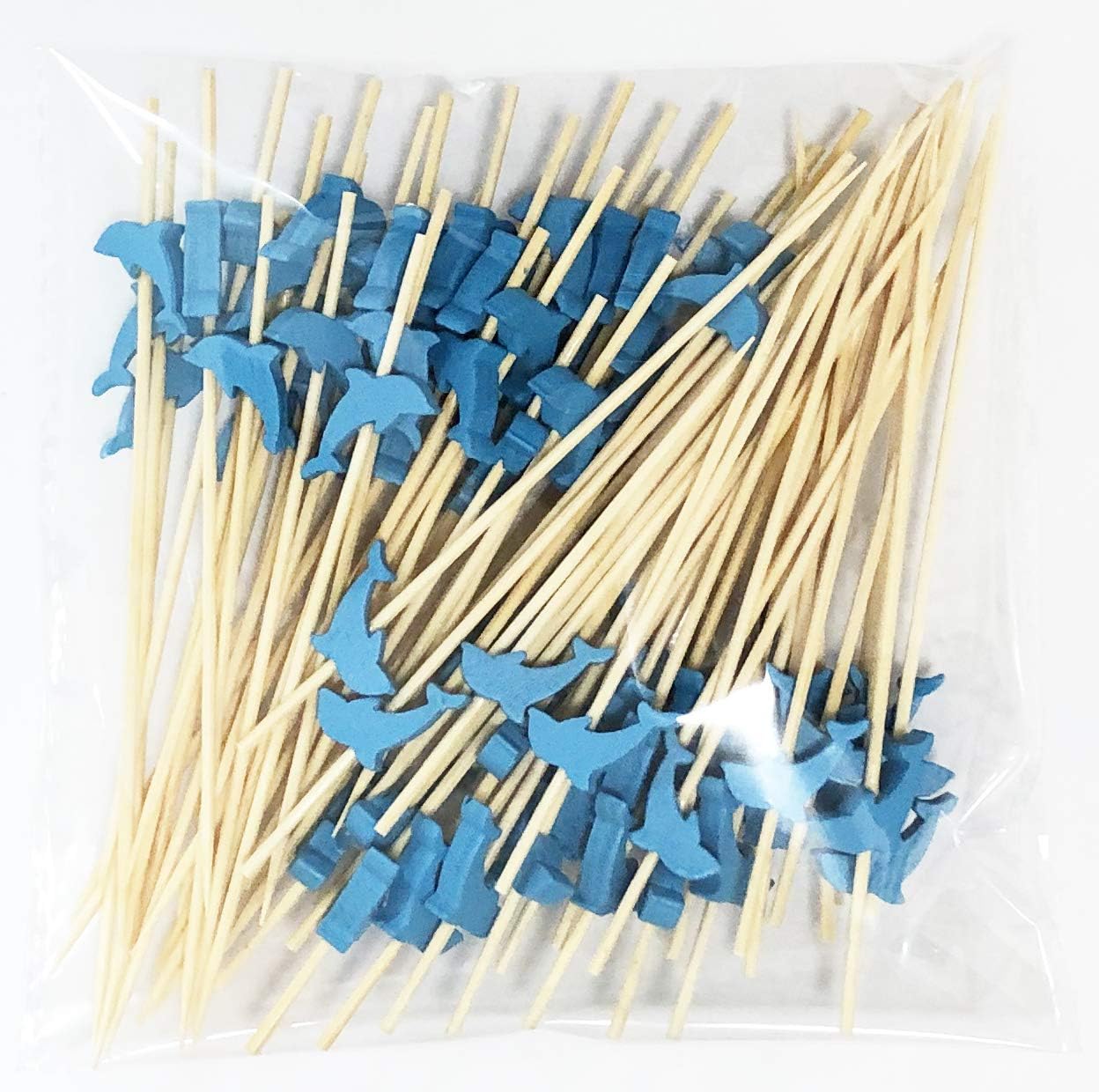 AILEXI Cocktail Sticks 100 Counts Wooden Toothpicks Party Supplies