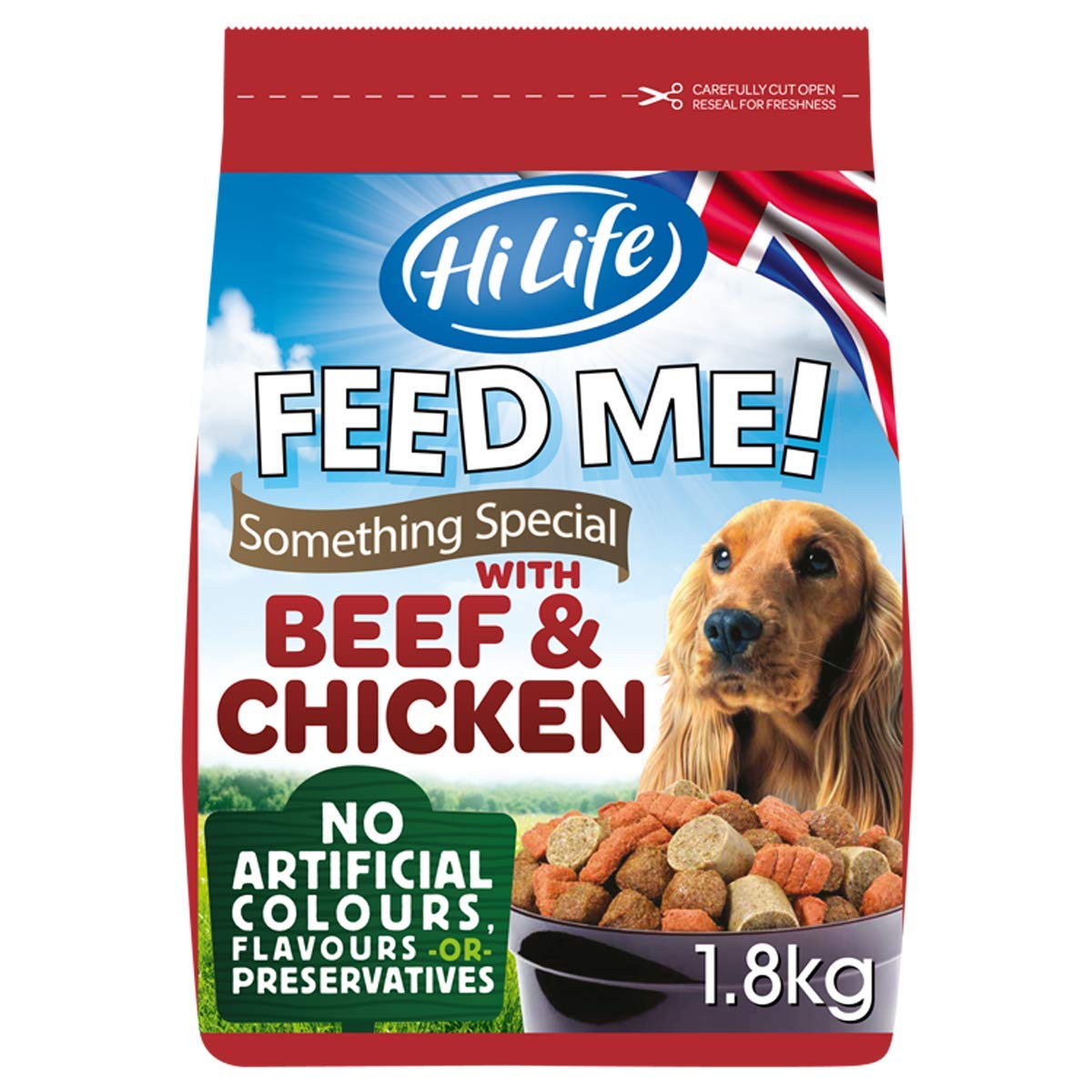 HILIFE Feed Me! Something Special Dog Food Beef and Chicken Dog Food, 1