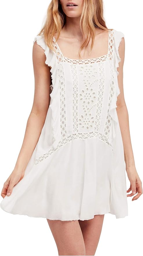 white free people dress