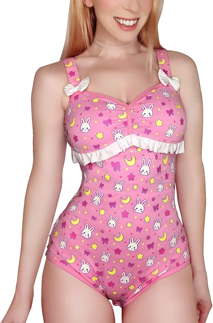 Littleforbig Katoenen Romper Onesie Pajamas Bodysuits Usagi Moon Teddy Vrienden Amazon Nl