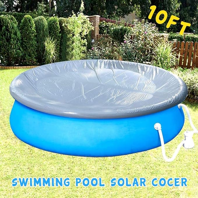 Solar Pool Cover, 10ft Round Frame Pool Cover Above Ground