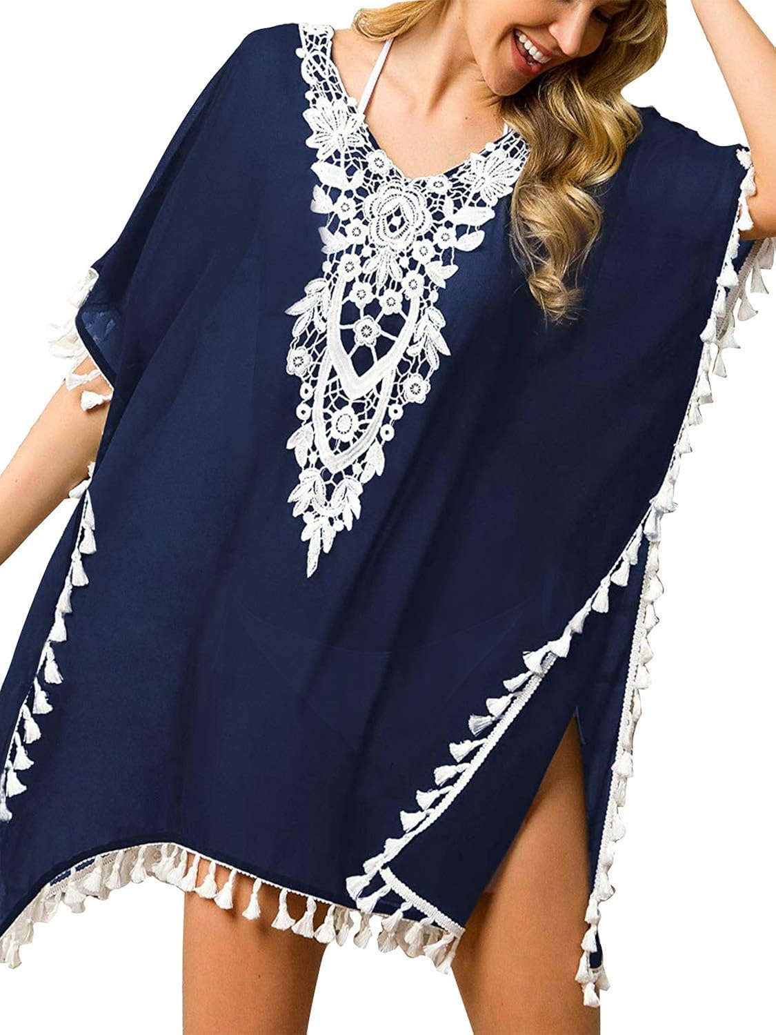 Bikini Cover Ups Ladies Chiffon Beach Tunic Swimsuit Cover Up Feast