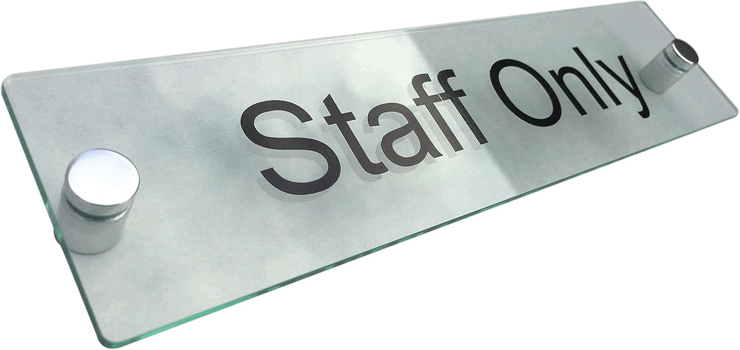 Büro Tür Wand Hausnummer Schild Keramikschild Qualität Glas Effekt Acryl