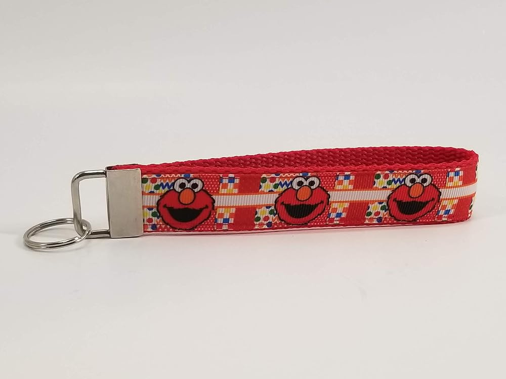 Sesame Street Elmo Keychain Handmade