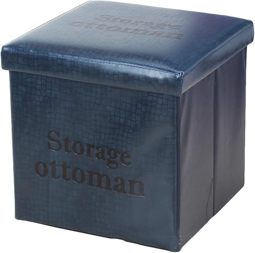 Kitrack Aufbewahrungshocker Bank Ottoman Spielzeug Brust Faltschachtel