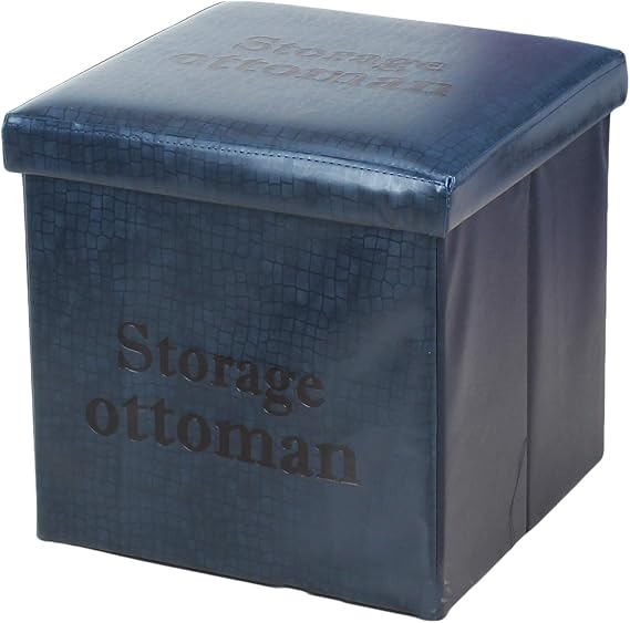 Kitrack Aufbewahrungshocker Bank Ottoman Spielzeug Brust Faltschachtel