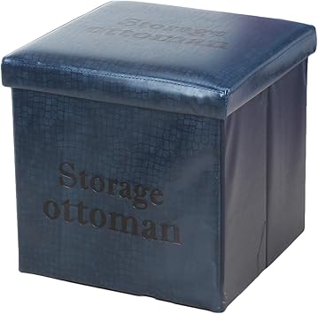 Kitrack Aufbewahrungshocker Bank Ottoman Spielzeug Brust Faltschachtel