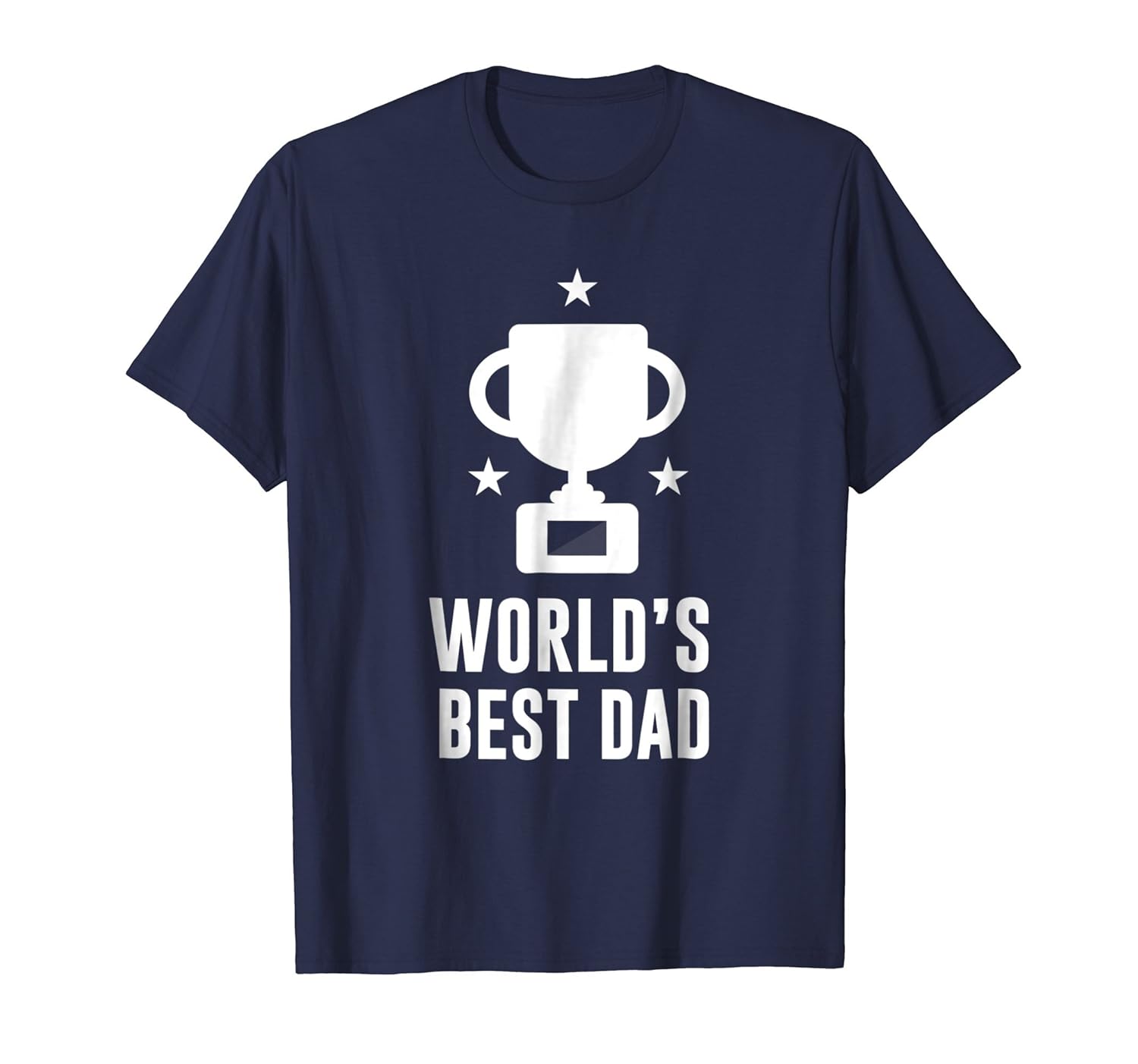 Worlds Best Dad Trophy T-Shirt-anz