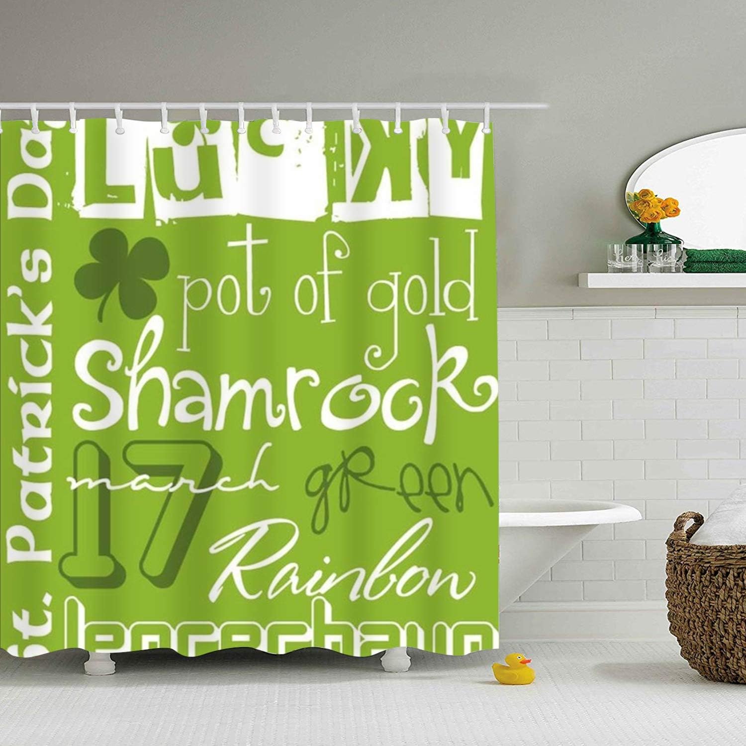 Amazon Com Dick Sidney Lucky Green Print Bath Shower Curtain Polyester Fabric Bathroom Curtains With Hooks Home Kitchen Find more ways to say nudity, along with related words, antonyms and example phrases at thesaurus.com, the world's most trusted free thesaurus. amazon com