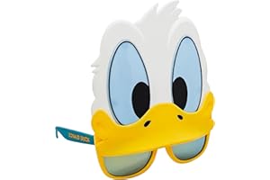 Sun-Staches Disney Mickey and Friends Adult Sunglasses | Minnie, Goofy, Donald, Daisy Vacation, Park or Costume Accessory