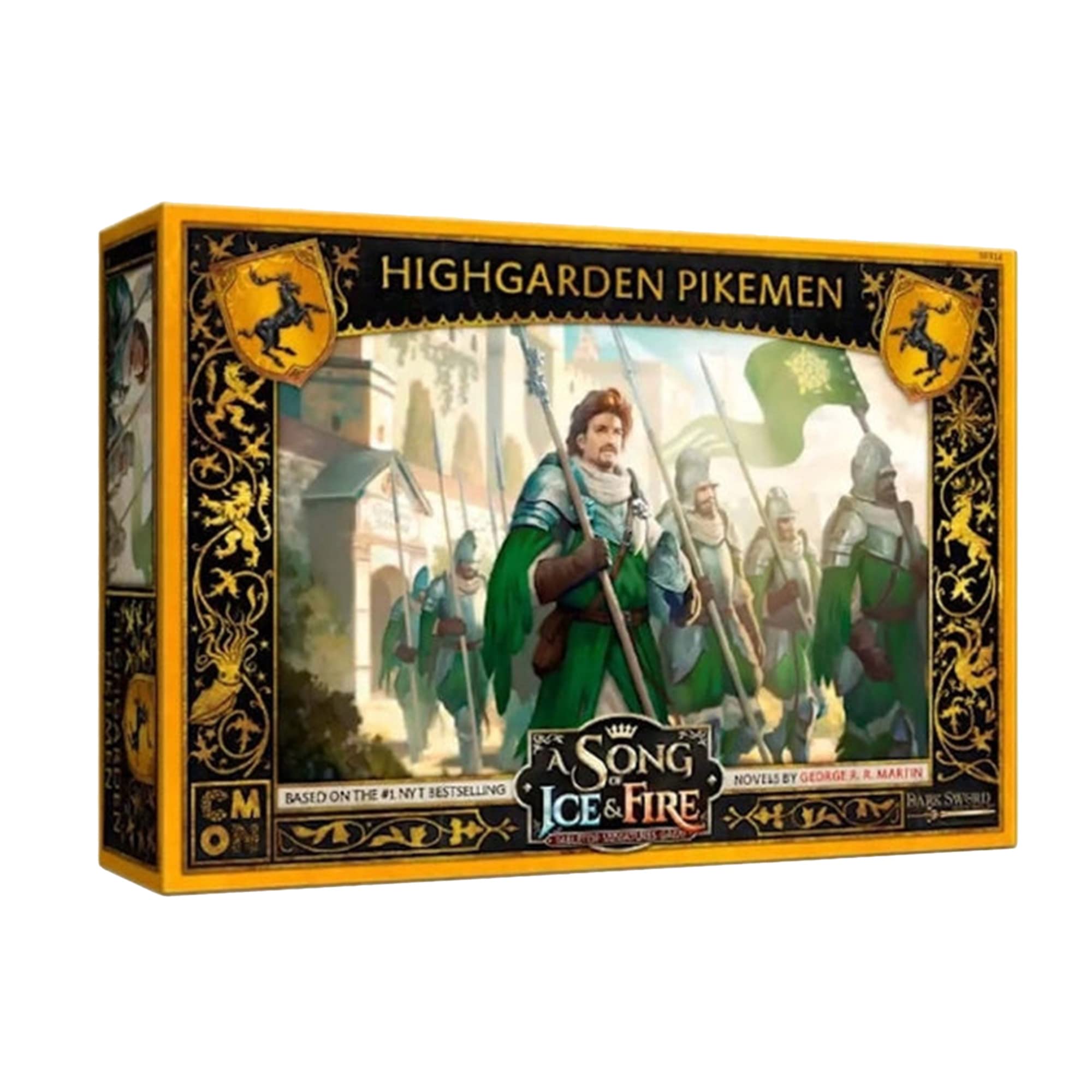 CMON A Song of Ice and Fire Tabletop Miniatures Game Highgarden Pikemen Unit Box Strategy Game for Teens and Adults Ages 14+ 2+ Players Average Playtime 45-60 Minutes Made, SIF814