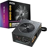 EVGA 850 GQ, 80+ GOLD 850W, Semi Modular, EVGA ECO Mode, 5 Year Warranty, Power Supply 210-GQ-0850-V1,Black