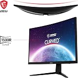 MSI G2422C 23.6" FHD 180Hz 1ms Curved Gaming Monitor VA Adaptive Sync view 2