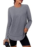 Long Sleeve Shirts Swim Rash Guard Athletic Tops Uv
