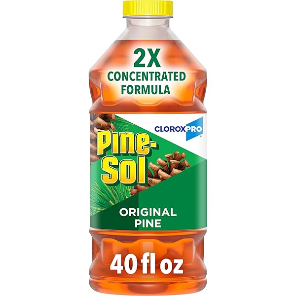 PINE SOL MULTI-SURFACE CLEANER, CLOROXPRO, 2X CONCENTRATED FORMULA, ALL-PURPOSE CLEANER, ORIGINAL PINE, 40 FLUID OUNCES