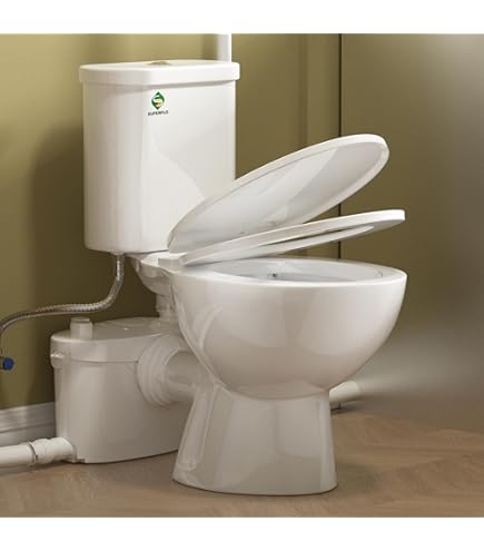 Saniflo SaniPLUS Macerating Upflush Toilet Kit With Pump - Foto 11