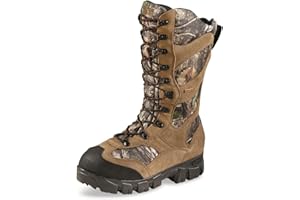 Guide Gear Giant Timber II Men’s Waterproof Hunting Boots Insulated, Lace Up Hiking Shoes, 1400 Gram