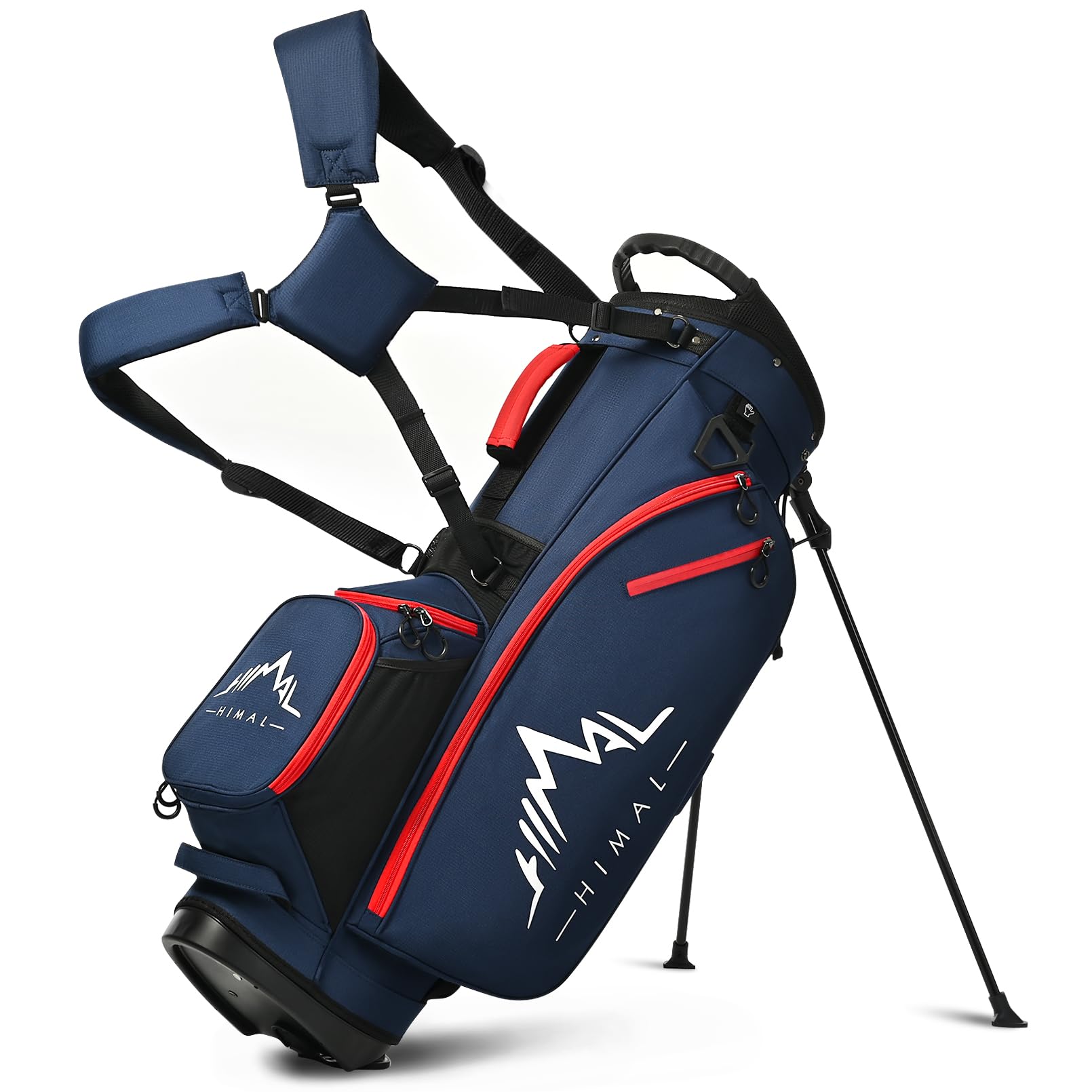 Photo 1 of *MINOR DAMAGE - USED*
GoHimal 14-Way Golf Stand Bag, Golf Bag with Stand - Lightweight Durable Club Bag for Men & Women