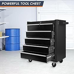 SumKea 5 Drawer Rolling Tool Chest, Rolling Tool