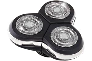 POWEKA RQ12 Replacement Shaver Head Compatible with Philipss Norelcos RQ11 RQ10 Sensotouch 3D 1260X RQ1250 RQ1295 RQ1180 Arcitec Razor Shaving Unit Triple 3D