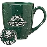 Rico Industries NCAA 16 oz Team Color Laser Engraved Speckled Ceramic Coffee Mug (A & B Schools)