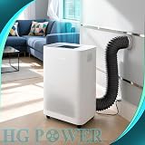 HG Power 3 Inch Aluminum Ducting 2.5m Vent Hose with Clamps Black view 4