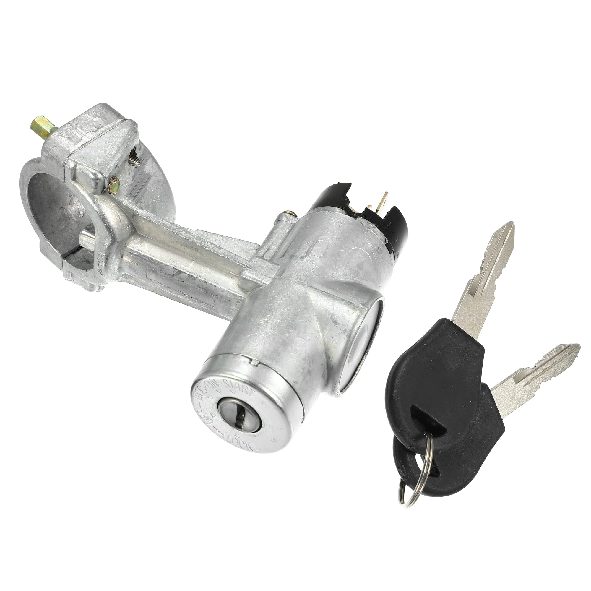 Photo 1 of ACROPIX Ignition Switch Cylinder Lock Assembly Fit for Nissan 720 - Pack of 3 Silver Tone