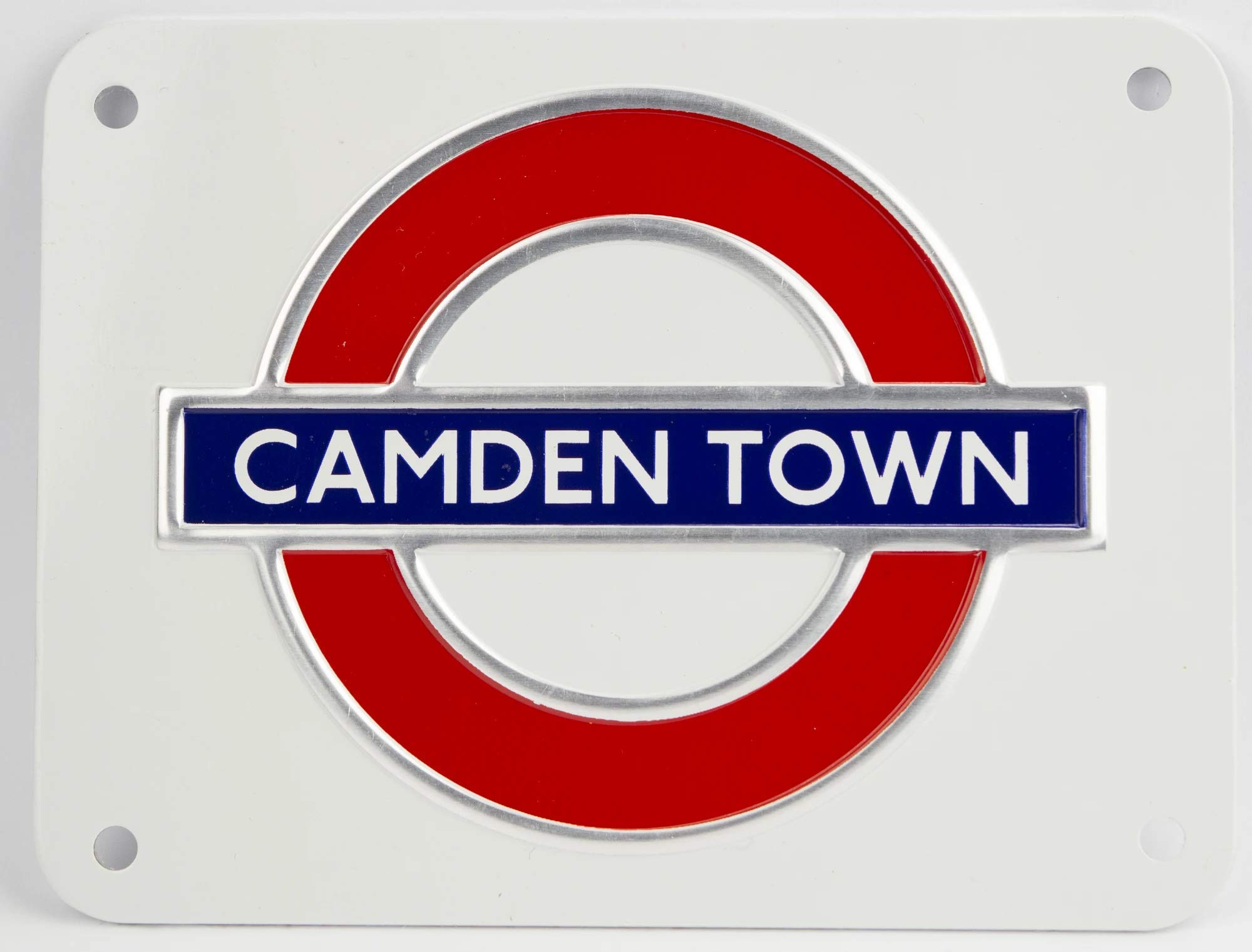 GWCC TFL3110 Licensed Camden Town Underground Metal Sign Medium Size 12.5cm by 10cm