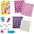 Play-Doh Barbie Sparkles and Gems Accessory Pack, 4 Refill Pattern Sheets of Modeling Compound, 8 Fashion Accessories, Kids A