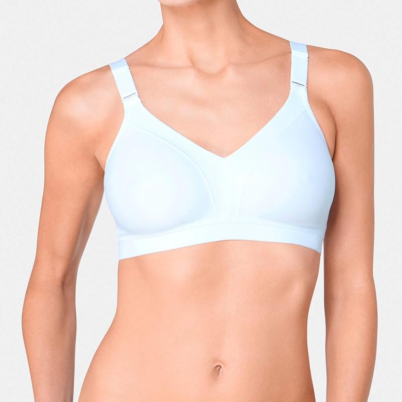 Donna Triaction Wellness N, Sports bra non-wired, WHITE, 3B