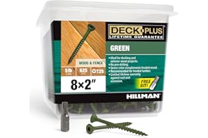 HILLMAN FASTENERS 48400 5 LB 8x2 Green Deck Screw