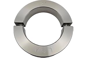 Coastal Shaft Collars - 2.00" Bore Diameter - Clamping Two Piece Shaft Collar - 303 Stainless Steel (1 Pack)