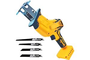 Reciprocating Saw Compatible with DeWalt 20V Battery, Brushless Power Cordless Recipro Saw,0-3500SPM Variable Speed,Tool-Free