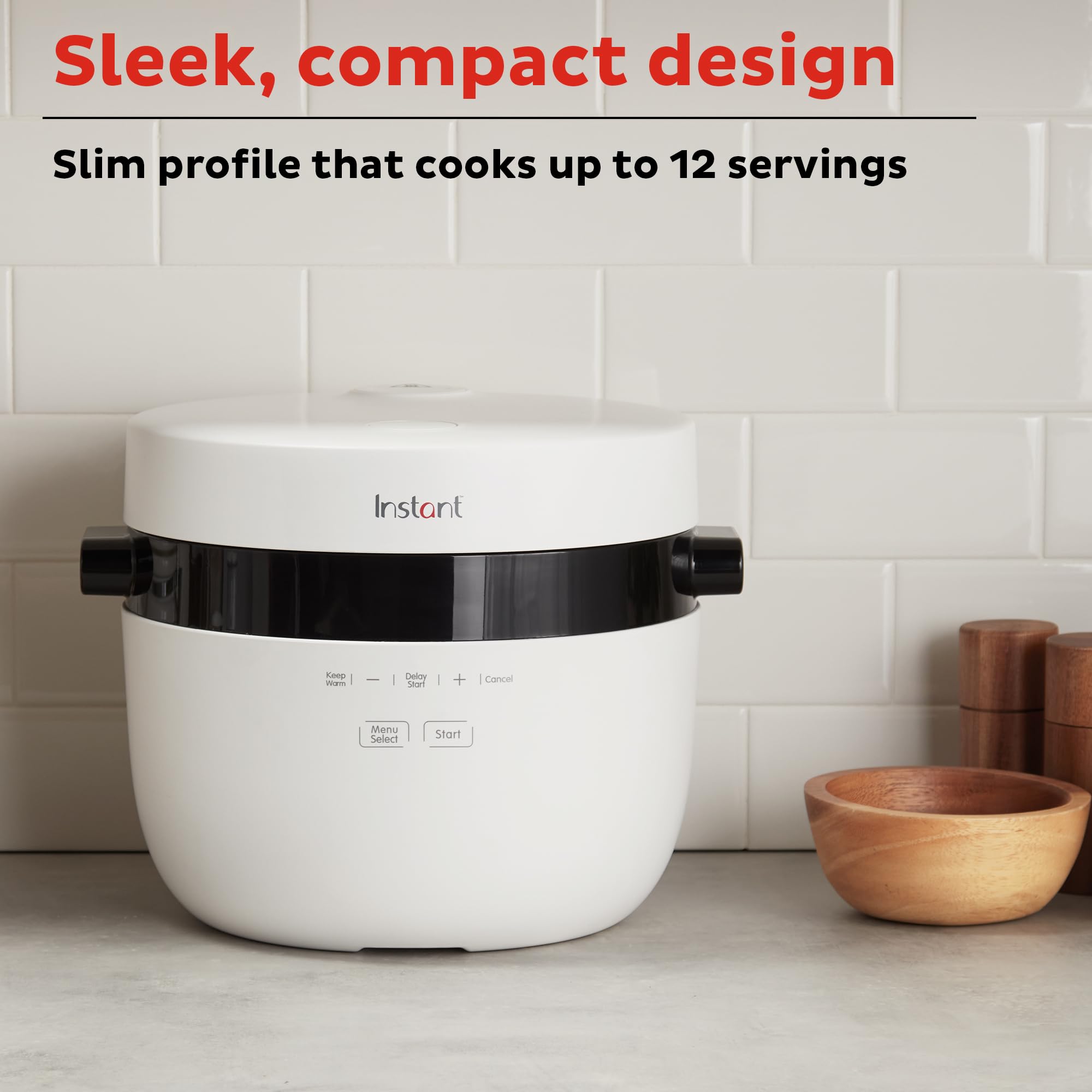 Instant Pot 20-Cup Rice Cooker, Rice and Grain Multi-Cooker with Carb Reducing Technology without Compromising Taste or Texture, From the Makers of Instant Pot, Includes 8 Cooking Presets