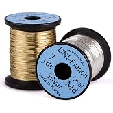 Hareline UNI-French Oval Tinsel Small (Gold)