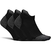 Feetures womens Elite Max Cushion No Show Tab 3-pair Pack