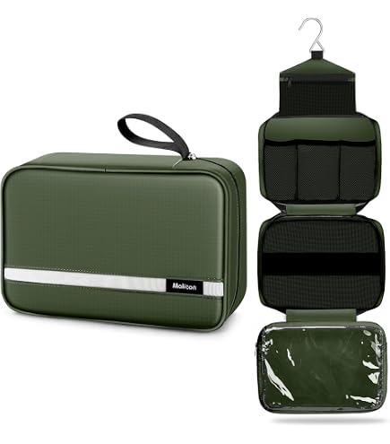 dorco travel toiletry bag dopobo Bag, Dopp Kit Waterproof Makeup Shaving Bag with Hanging Hook, Portable Toiletry Organizer for Traveling and Camping (Army Green) : Beauty & Personal Care resistant liner Pet Accsessories Coach Men's COACH Bleecker Color:#131 Purple Haze U.V.