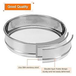 PATIKIL 16 Mesh Lab Sieve, 8" Diameter Test Sieve