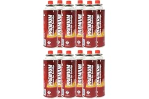 LAVOHOME Butane Fuel Canisters for Portable Camping Stoves, Gas Burners, UL Listed, 8 oz. Per Canister - Set of 12
