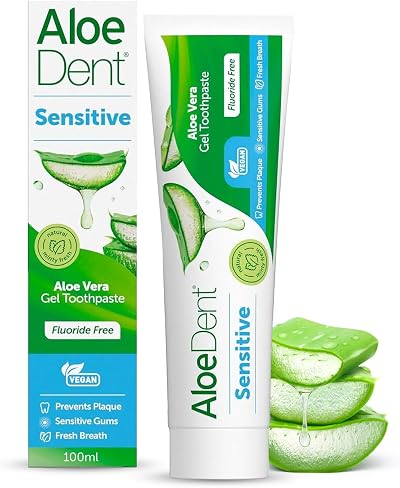 Aloe Dent Sensitive Aloe Vera Gel Toothpaste Fluoride Free 100ml