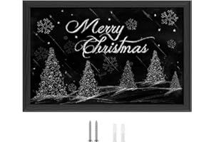 Umtiti Chalkboard Magnetic Surface Chalkboard,60 * 90 cm,Vintage Black Wood Frame，Wall Black Board to Use at Home, Office,and