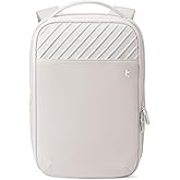 tomtoc Laptop Backpack 20L Techpack Workpack Designed for Business Professional Commuter, City EDC Backpack Daypack for 15.6-inch Laptop, White