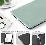 CoBak 6.8 Inch Kindle Paperwhite Case PU Leather Smart Cover Agave Green view 4