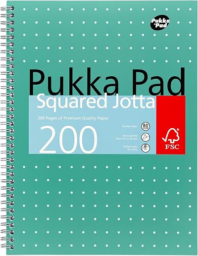Pukka Pad Metallic A4 Jotta Book 200 Pages 80GSM Green 15 Pack