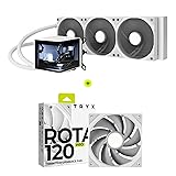 TRYX Panorama 360 White Curved Screen 360mm AIO and