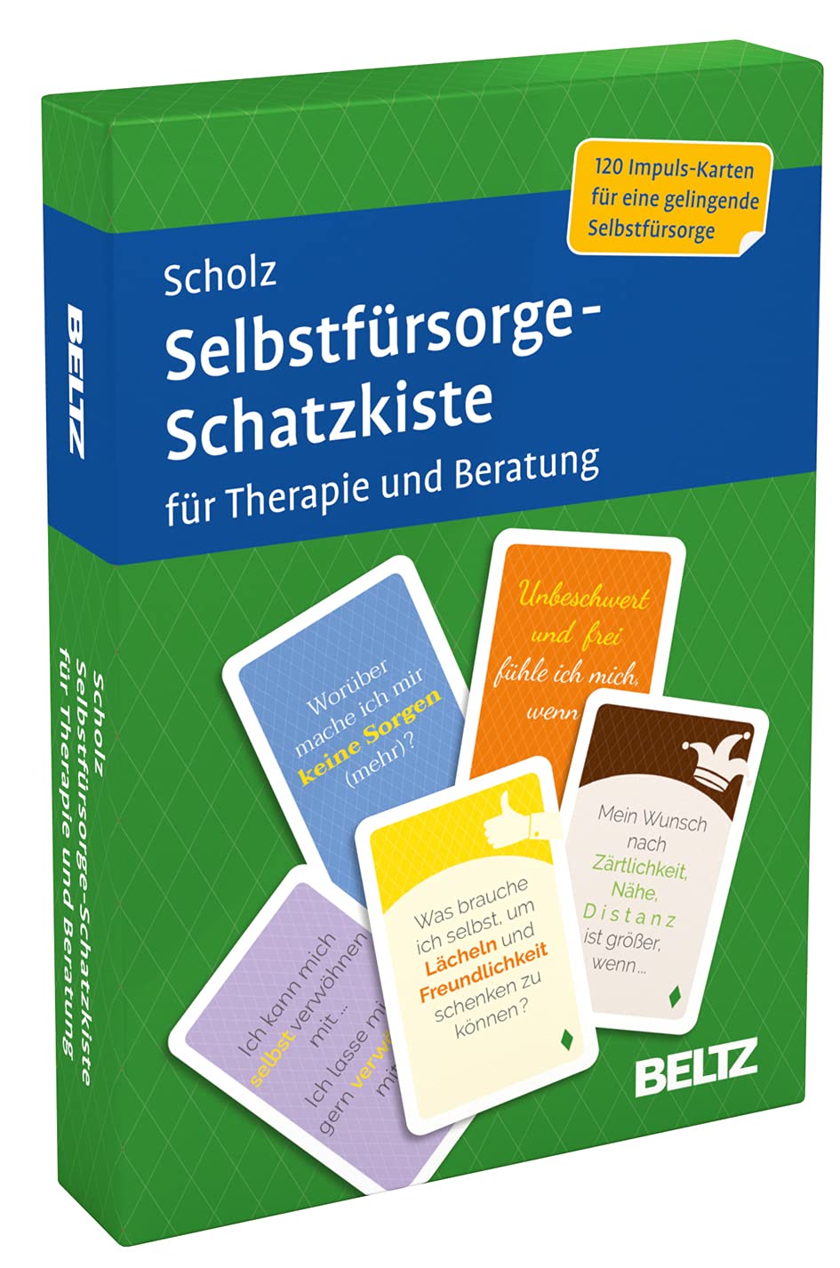 Selbstfursorge Schatzkiste Fur Therapie Und Beratung 120 Karten Mit 20 Seitigem Booklet In Stabiler Box Kartenformat 5 9 X 9 2 Cm Beltz Therapiekarten Scholz Falk Peter Amazon De Bucher