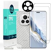 Ibywind for Honor Magic6 Pro 5G Screen Protector,2-Pack,Hydrogel Film with Camera Lens Protector,Easy Installation Tool,Bubble-Free,Fingerprint Unlock Compatible,Anti-Shatter,Anti-Scratch