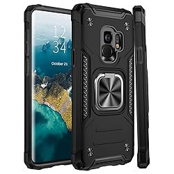 IKAZZ for Galaxy S9 Case,Dual Layer Soft Flexible