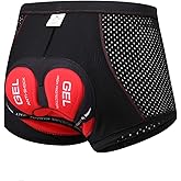 SOLO ACTFIT Men's Cycling 3D Padded Gel Bike Compression Shorts Underwear