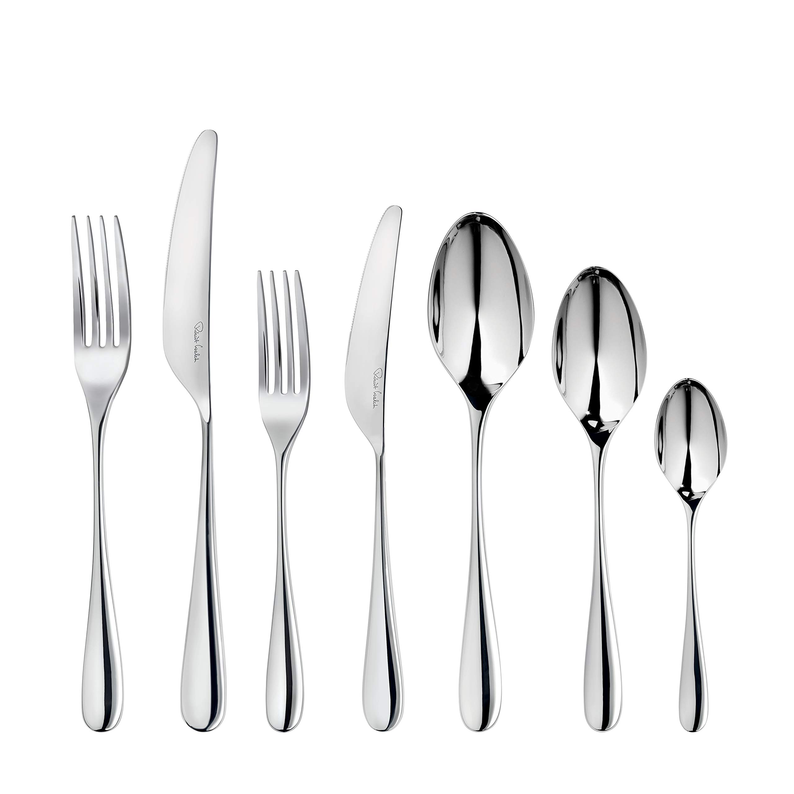 Robert Welch Arden Bright, 42 Piece Cutlery Set for 6 People. Made from Stainless Steel. Dishwasher Safe. โ image 1